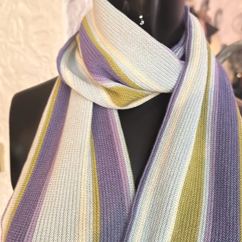 Oleana silk and wool scarf